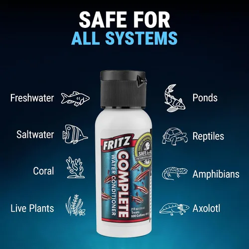 Vista 6 de Fritz Aquatics Acondicionador de agua/declorador completo para acuarios de agua dulce y salada (2 onzas)