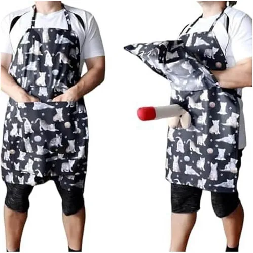 Vista 8 de El último delantal de regalo de broma, divertido delantal con sorpresa oculta, perfecto para fiestas de adultos, diversión de cocina y bromas