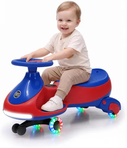 Vista 10 de Garvee Coche eléctrico de 12 V para niño pequeño,Coche oscilante 2 en 1 con Verde