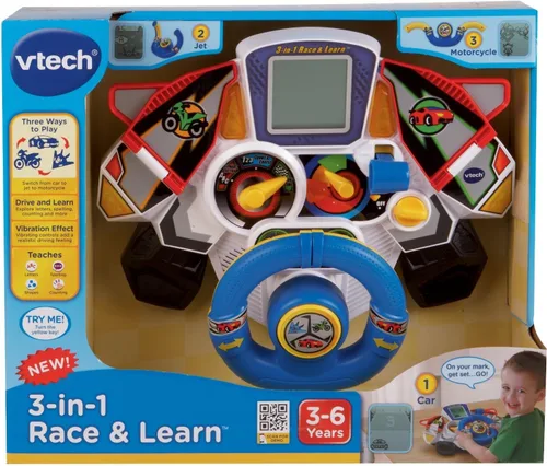 Vista 7 de VTech Carrera y aprende 3 en 1, azul