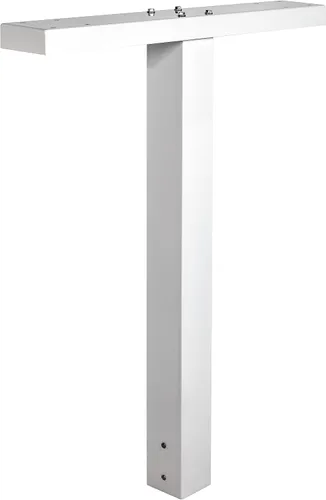 Vista 3 de Mail Boss 7139 Barra espaciadora de caja para aplicaciones de tres buzones, 3, Blanco Alpino Mounts multiple Mail Boss mailboxes on one post
