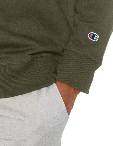 Vista 164 de Champion Sudadera de forro polar de peso medio con cuello redondo para hombre (regular o grande y alto)
