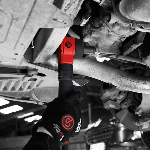 Vista 7 de Chicago Pneumatic CP7737 Llave de impacto angular de 1/2 pulgada, martillo único, accionamiento directo, par máximo de 221 ft.lb, 9000 RPM