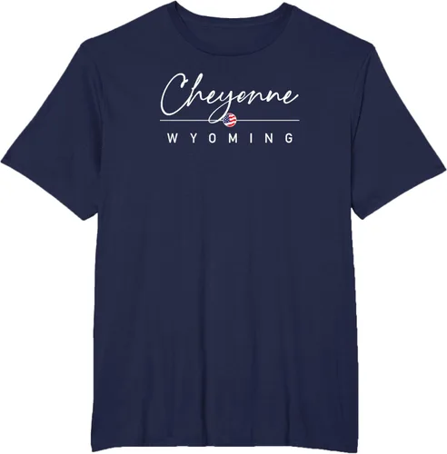 Vista 18 de Cheyenne, camiseta Wyoming, Negro, S