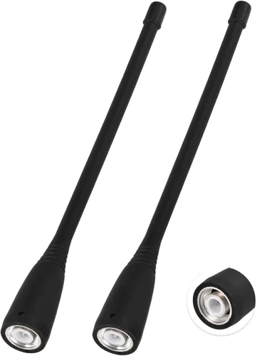 Vista 8 de Superbat Antena UHF 400-470MHz Antena de radio bidireccional con conector macho BNC CB Antena transceptora de radio portátil/portátil Antena antena