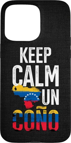 Vista 31 de Funda para iPhone 17 con diseño de bandera de Venezuela Pride Venezuela Girl Boy Flag Keep Calm Un Cono