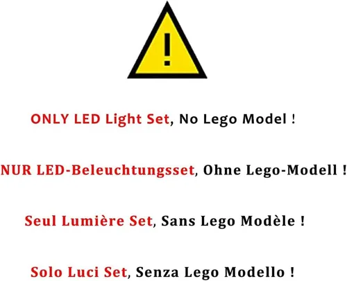 Vista 2 de RC con kit de luz LED de sonido para (Back to The Future Time Machine 10300) Kit de construcción, kit de iluminación de construcción para Lego 10300