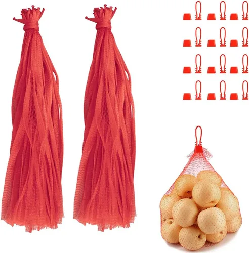 Vista 9 de 100 bolsas de malla para eclosionar mariscos y huevos, bolsas reutilizables para hervir cangrejos y cebolla
