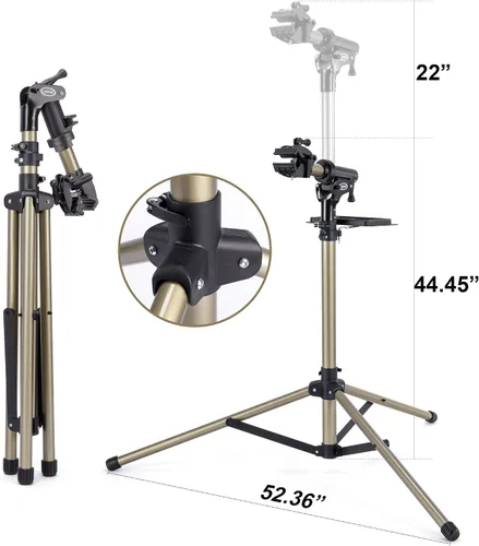 Vista 6 de CXWXC Soporte de reparación de bicicletas - Soporte de bicicleta E para soporte de trabajo de mantenimiento