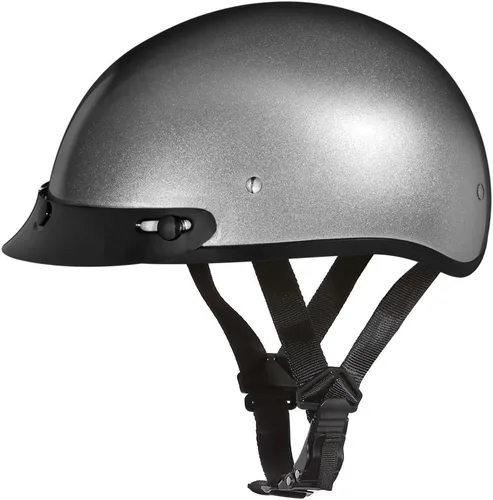 Vista 13 de Casco de Motocicleta Medio Casco - Ligeros y Elegantes, Aprobados por el Departamento de Transporte (DOT) para Adultos - Perfectos para Hombres