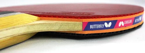 Vista 6 de Butterfly 603 Shakehand, raqueta de ping pong con funda