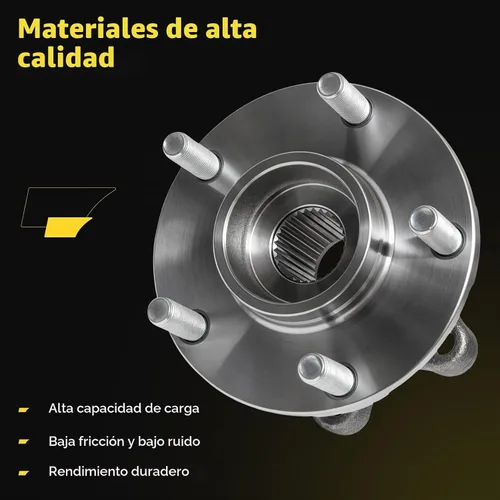 Vista 2 de TUCAREST 513310 (con 29 ranuras) Cojinete de rueda delantera y conjunto de cubo compatible con 2007-2012 Ni-ssan Altima 2.5L 4 ruedas ABS /2003-2007