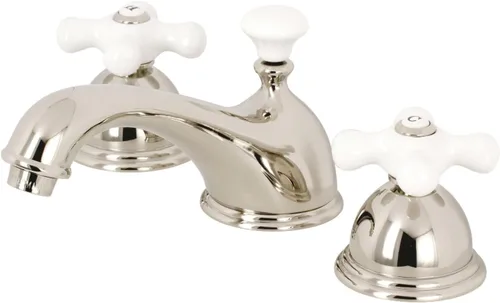Vista 14 de Kingston Brass KS3967PX Grifo de baño extendido de 8 pulgadas, latón cepillado, 18.38 x 9.94 x 1.75 Cobrizo cepillado