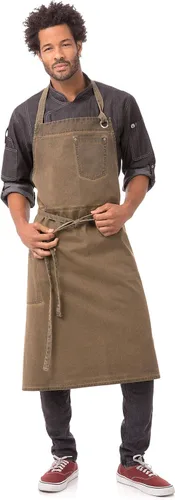 Vista 15 de Chef Works Delantal con pechera unisex Dorset Chefs