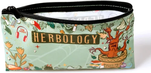 Vista 2 de CON*QUEST Conquest Journals Harry Potter Herbology - Estuche para lápices, 8 x 4.5 pulgadas, hecho de material reciclado posconsumo, cierre