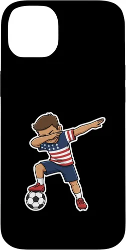Vista 15 de Dab, Patriotic American Flag Player Case for iPhone 17