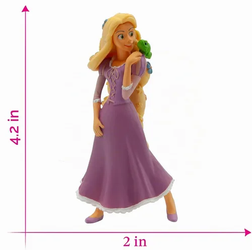Vista 2 de Bullyland Rapunzel - Figura de acción con flores
