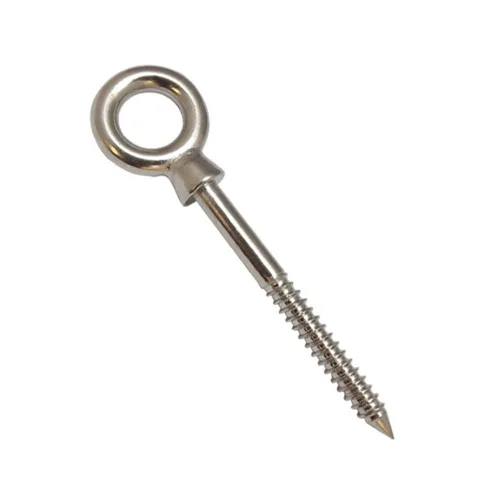 Vista 3 de 1 pieza 1/2" x 4 3/4" tornillo de ojo de retraso de acero inoxidable SS 316