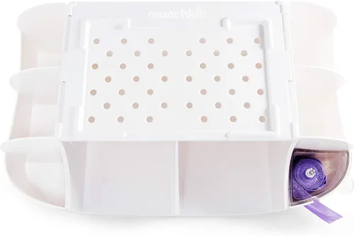 Vista 5 de Munchkin® Organizador de cambio de pañales, verde/blanco