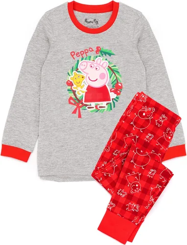 Vista 3 de Peppa Pig Pijama familiar de Navidad para adultos y niños pequeños