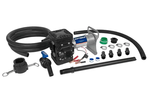 Vista 9 de Sotera Bomba de transferencia química de 12 V CC, Chemtraveller portátil con medidor - Bomba de transferencia de ácido suave para aplicaciones al