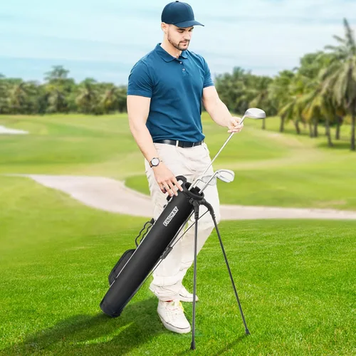 Vista 8 de Findway Bolsa de Golf con Soporte, Bolsa de Golf Pequeña para el Campo de Práctica, Par 3 y Campos Ejecutivos, Bolsa de Transporte Ligera para Palos