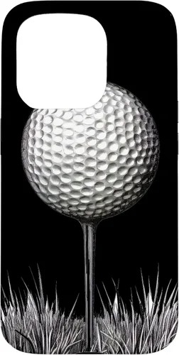 Vista 14 de Funda para iPhone 17 con pelota de golf en camiseta para jugadores de golf