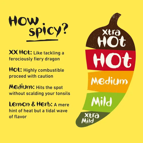 Vista 3 de Nandos PERi PERi - Salsas picantes, condimentos o marinados para alas, pescado, carne, arroz o verduras, sin colores ni sabores artificiales, sin