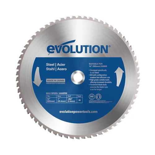Vista 23 de Evolution Power Tools 5-3/8BLADEST Hoja de sierra de corte de acero, 5-3/8 pulgadas x 30 dientes
