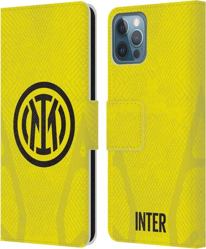Vista 65 de Head Case Designs Officially Licensed Inter Milan Away 2025/26 Crest Kit Leather Wallet Case Compatible with Apple iPhone 11