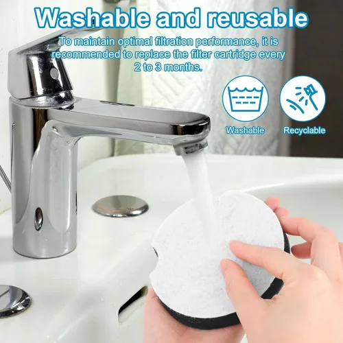 Vista 4 de 12 filtros compactos para Bissell, lavables y reutilizables, accesorios de repuesto de filtro compacto compatibles con Bissell Vacuum Compare