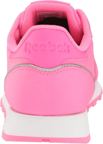 Vista 3 de Reebok Tenis clásicos de cuero para mujer Atomic PinkBlancoPewter
