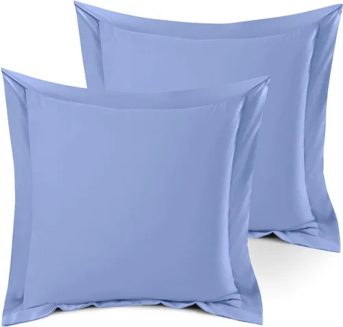 Vista 52 de Nestl Juego de 2 fundas tipo sham de almohada suaves - Fundas de almohada de microfibra de doble cepillado - Fundas de almohada de cama premium