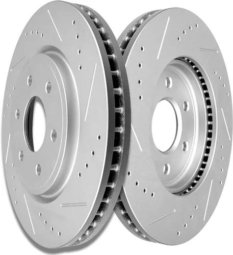 Vista 31 de SCITOO Rotores de freno traseros, 2 kits de frenos para Acura Integra 1990-2001, Honda Civic 1992-1995 1999-2000, para Civic del Sol 1993-1997, CRX
