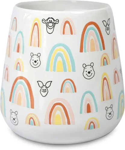 Vista 2 de Disney Store - Taza de arcoíris oficial de Winnie the Pooh and Pals, regalos de inauguración de la casa para hombres, mujeres y niños