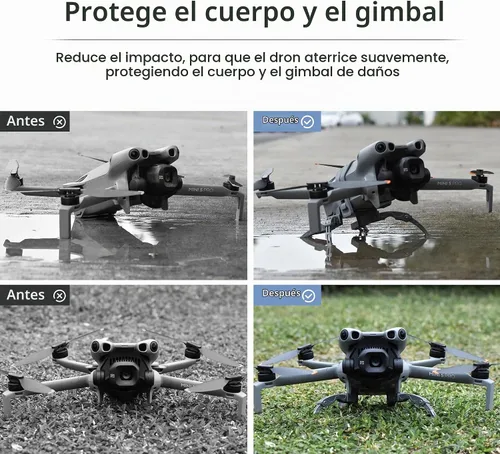 Vista 3 de STARTRC Tren de aterrizaje para DJI Mini 5 Pro Accesorios, Plegable Extendido Liberación Rápida Drone Protector para DJI Mini 5 Pro Fly More Combo