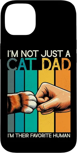 Vista 15 de Cat Dad Father Cat Lover Parent Father's Day Papa Fatherhood Case for iPhone 16