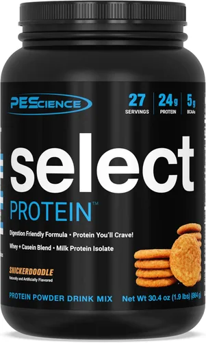 Vista 36 de PEScience Select Protein Powder, mezcla de suero y caseína, proteína limpia en polvo para mujeres y hombres, baja en calorías, baja