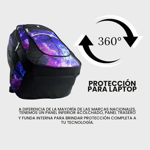 Vista 7 de Fenrici - Mochila para niños y niñas de 18 pulgadas, resistente con 10 compartimentos
