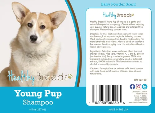 Vista 2 de Healthy Breeds Cardigan Welsh Corgi Young Pup Shampoo 8 oz