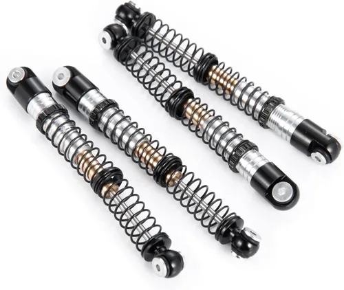 Vista 3 de Metal 2.087 in Skocks Kit RC Crawler Amortiguador largo amortiguador para 1/24 Axial Scx24 Vehículo Deadbolt C10 AXI00005 AXI00006 (negro)