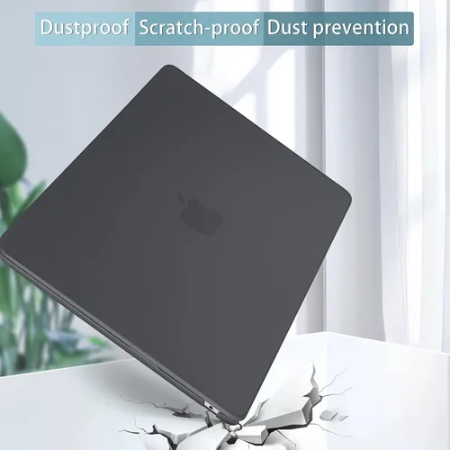 Vista 5 de Funda para MacBook Air de 15 pulgadas 2026-2023 Release M5 A3448 M4 A3241 M3 A3114 M2 A2941, carcasa rígida con protector de pantalla y cubierta