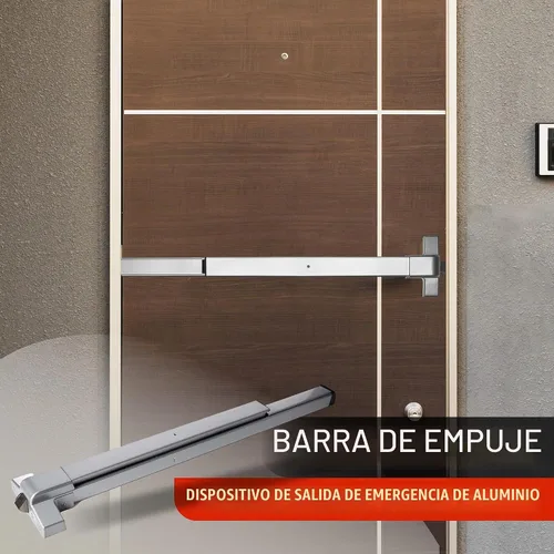 Vista 2 de Dispositivo de salida de pánico de barra de empuje de aluminio