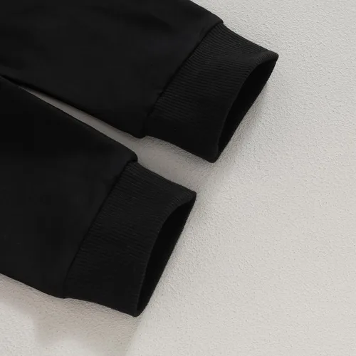 Vista 7 de Wrrkayly Traje de Acción de Gracias para bebé niño pequeño, sudadera de manga larga con cuello redondo y estampado de pavo, pantalones deportivos