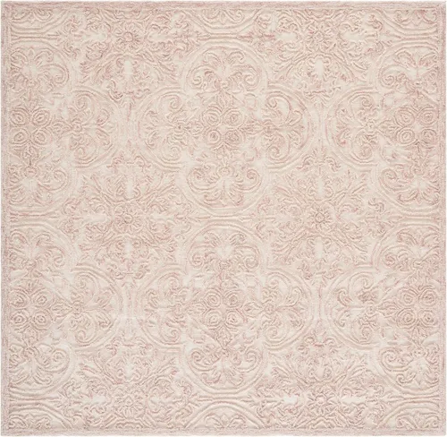 Vista 33 de SAFAVIEH Trace Collection - Alfombra decorativa de 2 x 3 pies, color marfil, lana hecha a mano, ideal para zonas de alto tráfico en entrada, sala