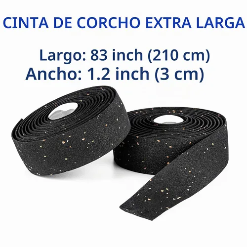 Vista 4 de LSSH - Cintas para manillar de bicicleta, cinta de manillar de bicicleta de corcho, cinta de barra de bicicleta, envolturas de mango de ciclismo