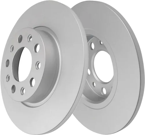 Vista 239 de Detroit Axle - Rotores de freno delantero para 04-13 Mazda 3 Rotores de frenos de disco 06-15 Mazda 5 Reemplazo: Rotor regular delantero de 11.81