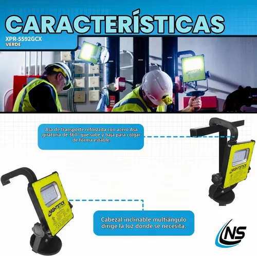 Vista 3 de Nightstick XPR-5592GCX Luz LED recargable intrínsecamente segura