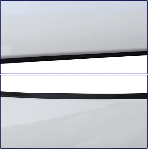 Vista 5 de Moldura de parabrisas exterior superior delantero para Toyota FJ Cruiser 2007-2014 con moldura lateral color blanco 75503-35061-A0
