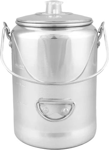 Vista 2 de Coghlan's Cafetera de aluminio para 9 tazas, color plateado